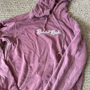 Koastal kooks red faded hoodie sweatshirt